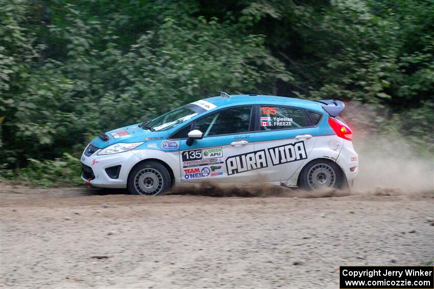 Roberto Yglesias / Sarah Freeze Ford Fiesta on SS7, Kabekona II.