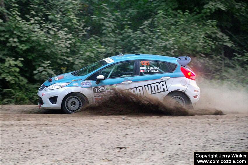 Roberto Yglesias / Sarah Freeze Ford Fiesta on SS7, Kabekona II.