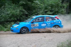 Chris Miller / Crystina Coats Ford Focus ZX3 on SS7, Kabekona II.