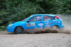 Chris Miller / Crystina Coats Ford Focus ZX3 on SS7, Kabekona II.