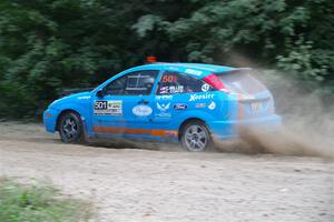 Chris Miller / Crystina Coats Ford Focus ZX3 on SS7, Kabekona II.