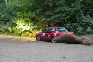 Levi Johnson / Griffin Johnson BMW 325e on SS7, Kabekona II.