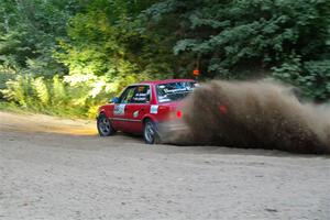 Levi Johnson / Griffin Johnson BMW 325e on SS7, Kabekona II.