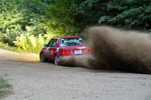 Levi Johnson / Griffin Johnson BMW 325e on SS7, Kabekona II.