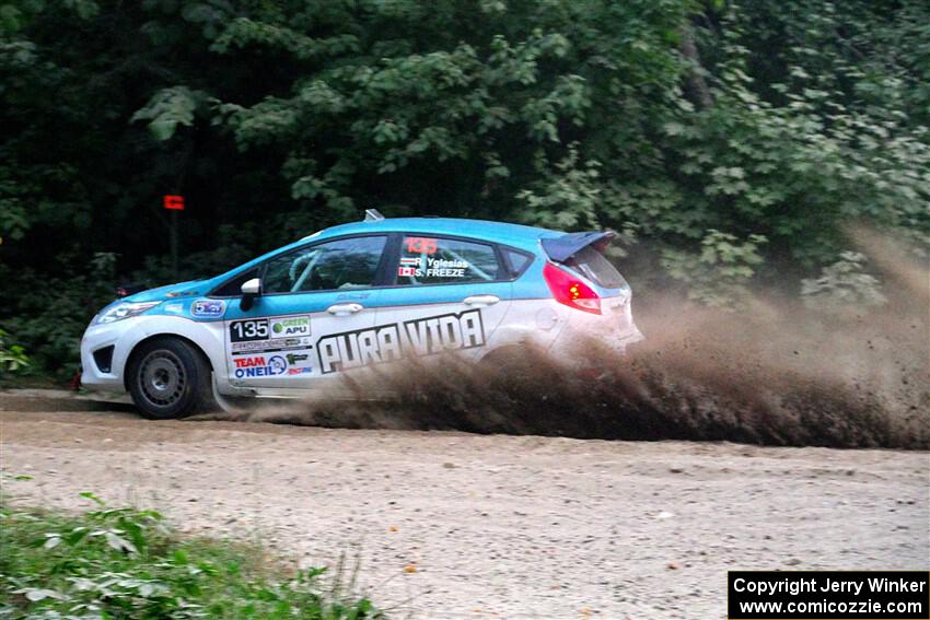 Roberto Yglesias / Sarah Freeze Ford Fiesta on SS7, Kabekona II.