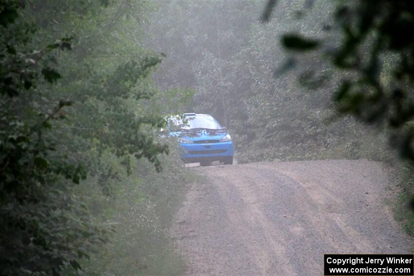 Chris Miller / Crystina Coats Ford Focus ZX3 on SS7, Kabekona II.