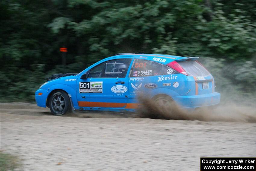 Chris Miller / Crystina Coats Ford Focus ZX3 on SS7, Kabekona II.