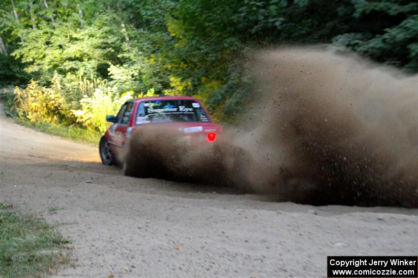 Levi Johnson / Griffin Johnson BMW 325e on SS7, Kabekona II.