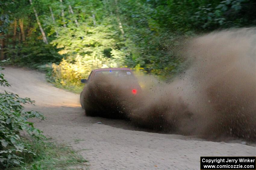 Levi Johnson / Griffin Johnson BMW 325e on SS7, Kabekona II.