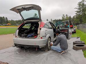 Srikanth Nayini / Otis Lee Miller Ford Focus SVT before the event.