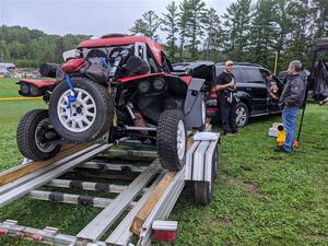 Sebastian Gomez Abero / Larry Davis Rage Comet R200T before the event.