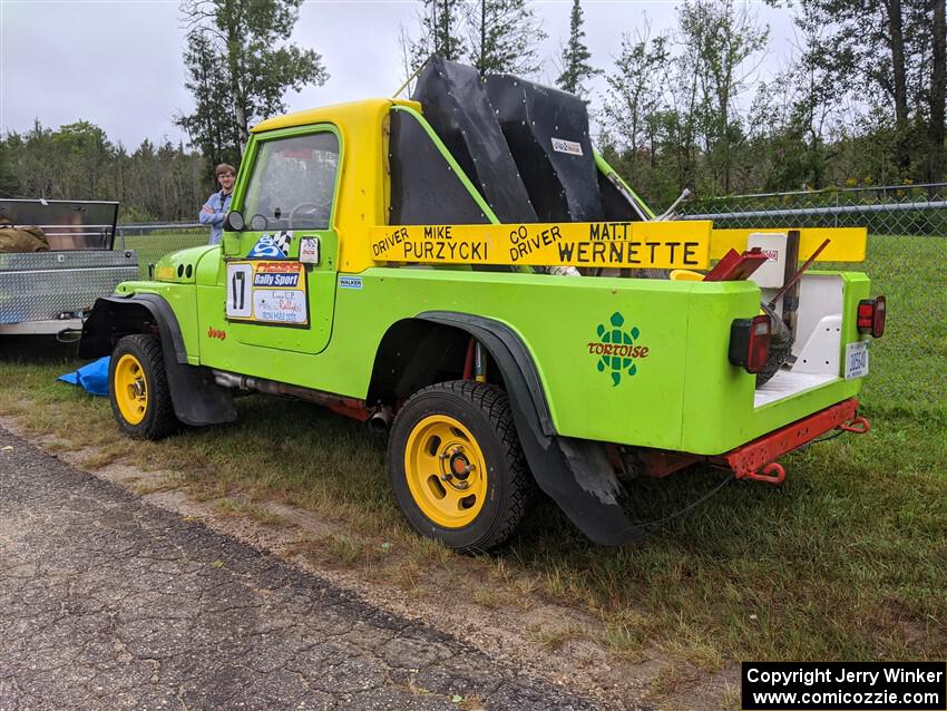 Mike Purzycki / Matt Wernette Jeep Scrambler before the event.