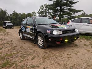 Chase Blakely / Mike Callaway VW GTI before the event.