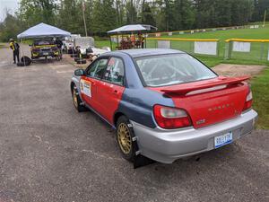 Jonathon Nagel / Chris Woodry Subaru Impreza 2.5RS before the event.