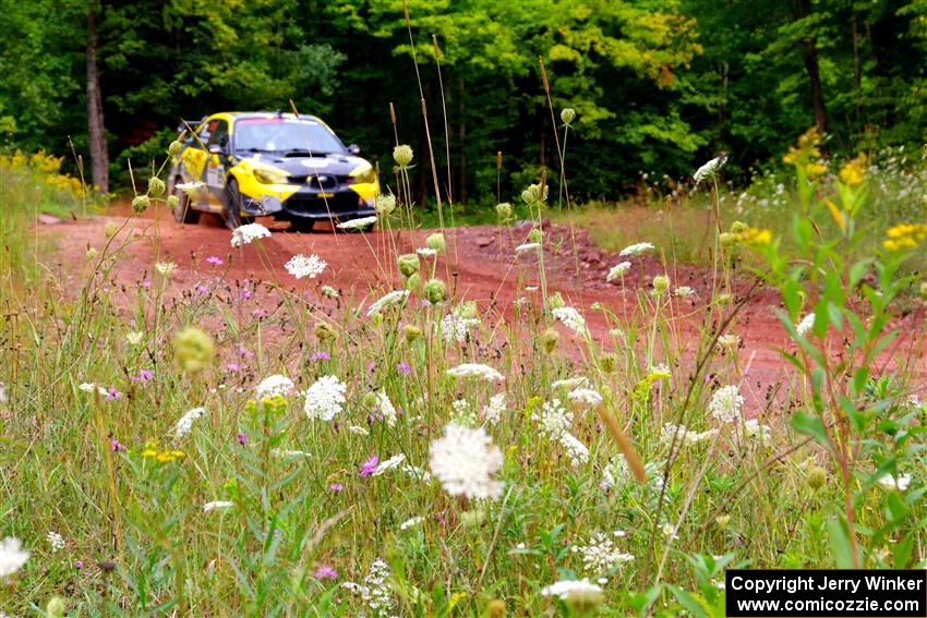 Colin Schulz / Ian Nelson Subaru WRX STi on SS2, Norway South I.