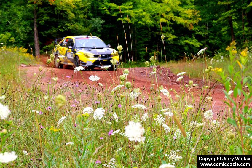 Colin Schulz / Ian Nelson Subaru WRX STi on SS2, Norway South I.