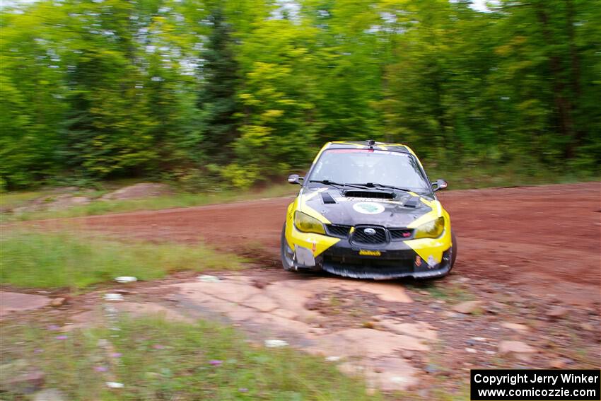 Colin Schulz / Ian Nelson Subaru WRX STi on SS2, Norway South I.