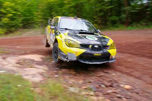 Colin Schulz / Ian Nelson Subaru WRX STi on SS2, Norway South I.