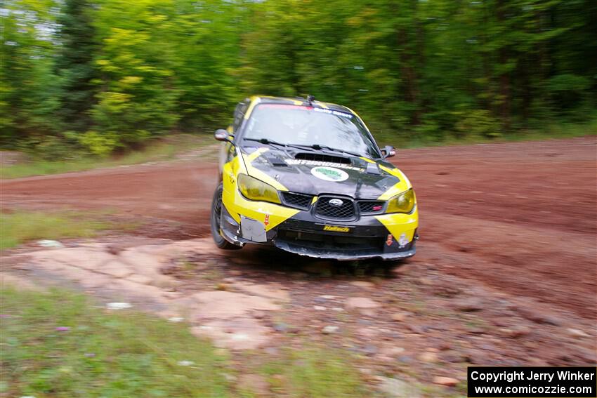 Colin Schulz / Ian Nelson Subaru WRX STi on SS2, Norway South I.