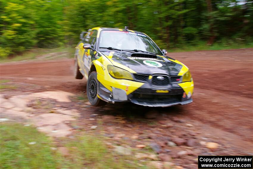 Colin Schulz / Ian Nelson Subaru WRX STi on SS2, Norway South I.