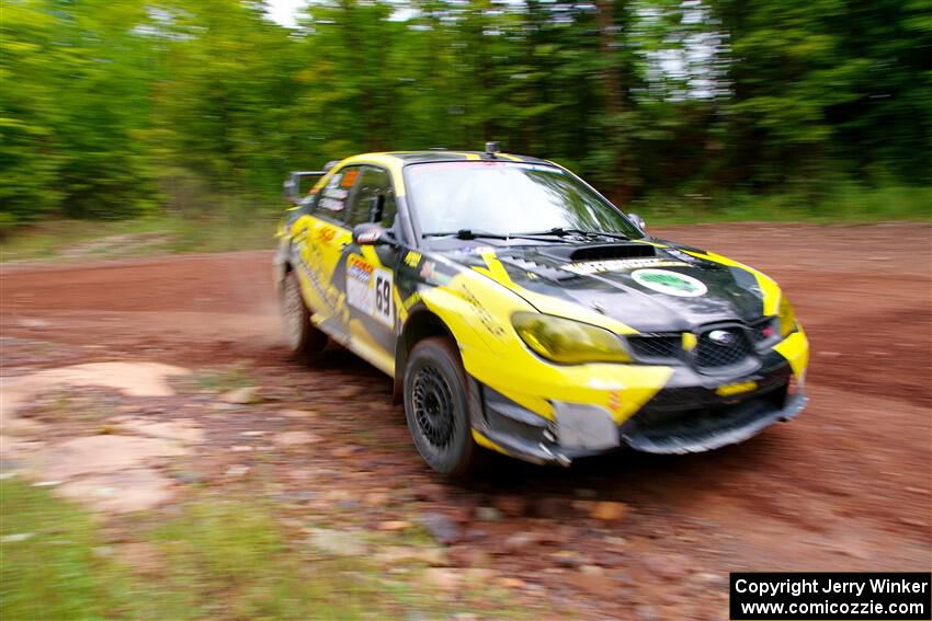 Colin Schulz / Ian Nelson Subaru WRX STi on SS2, Norway South I.