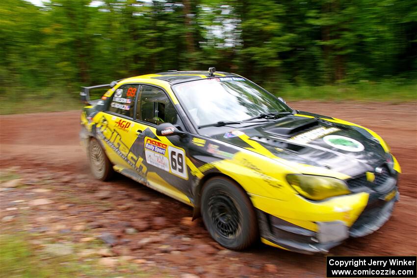 Colin Schulz / Ian Nelson Subaru WRX STi on SS2, Norway South I.