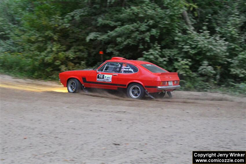 Mike Hurst / Michel Hoche-Mong Ford Capri on SS7, Kabekona II.