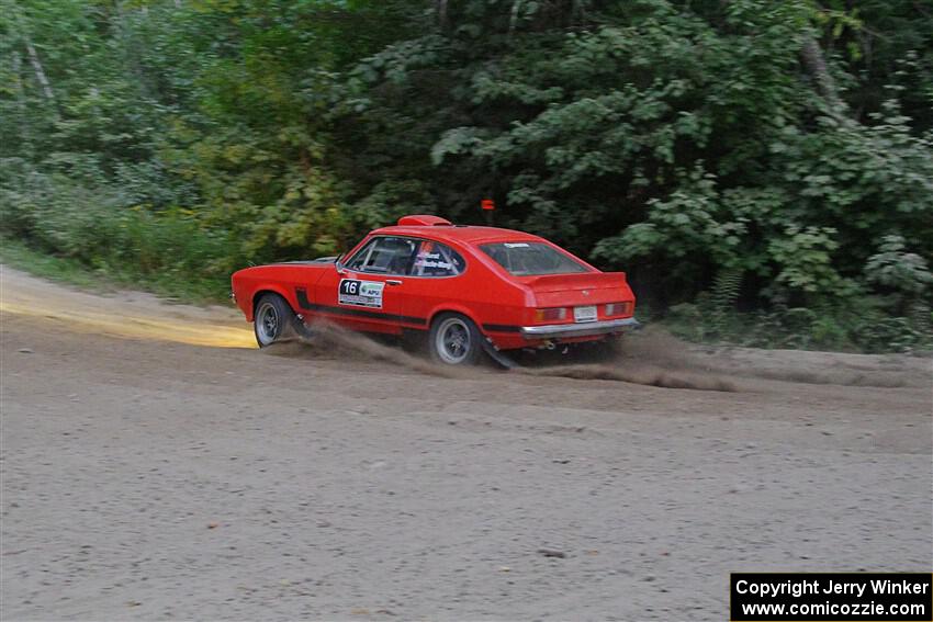 Mike Hurst / Michel Hoche-Mong Ford Capri on SS7, Kabekona II.