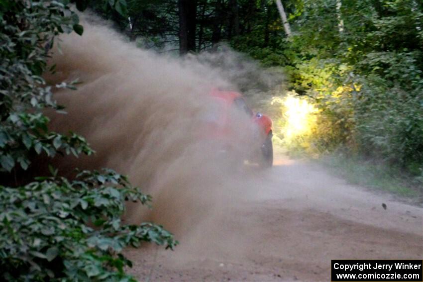 Mike Hurst / Michel Hoche-Mong Ford Capri on SS7, Kabekona II.