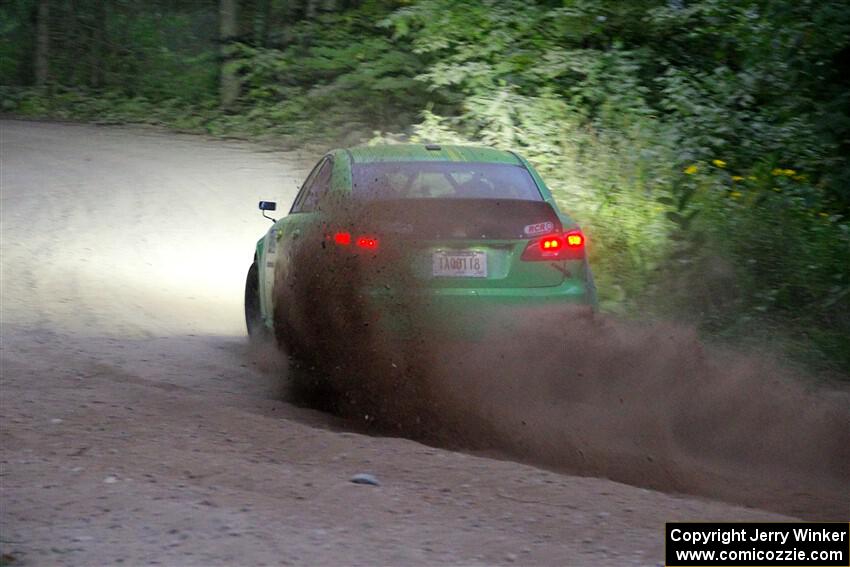 Brian Katz / Matt Vaught Lexus IS350 on SS7, Kabekona II.