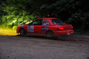 Travis Mattonen / Josh Kemp Subaru Impreza on SS7, Kabekona II.