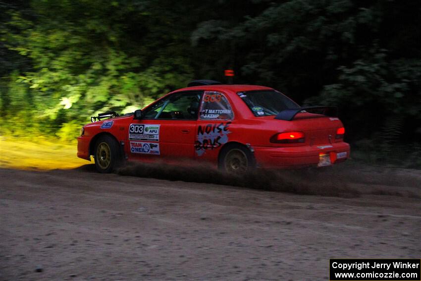 Travis Mattonen / Josh Kemp Subaru Impreza on SS7, Kabekona II.