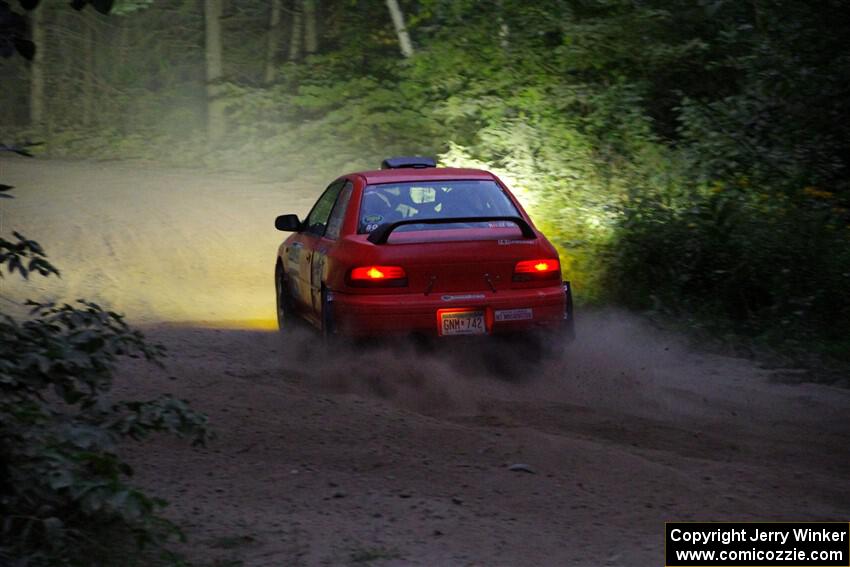 Travis Mattonen / Josh Kemp Subaru Impreza on SS7, Kabekona II.