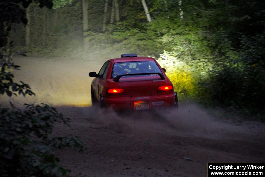 Travis Mattonen / Josh Kemp Subaru Impreza on SS7, Kabekona II.