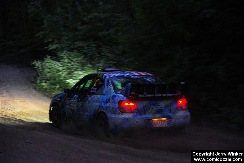 Matt James / Jackie James Subaru Impreza on SS7, Kabekona II.