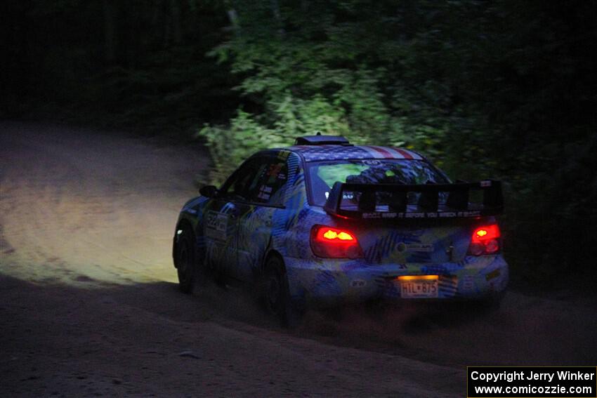 Matt James / Jackie James Subaru Impreza on SS7, Kabekona II.