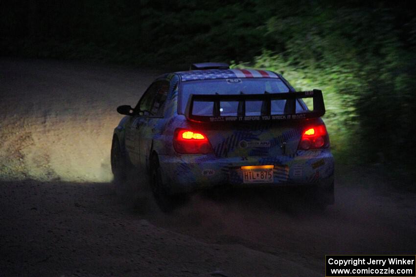 Matt James / Jackie James Subaru Impreza on SS7, Kabekona II.