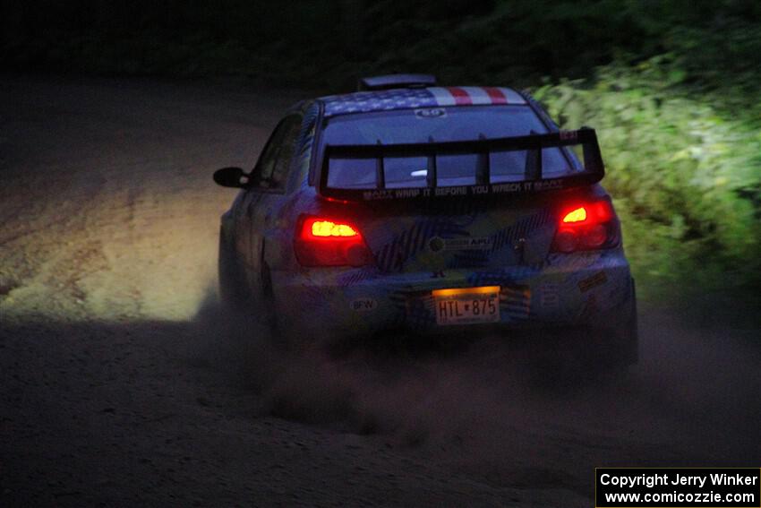 Matt James / Jackie James Subaru Impreza on SS7, Kabekona II.