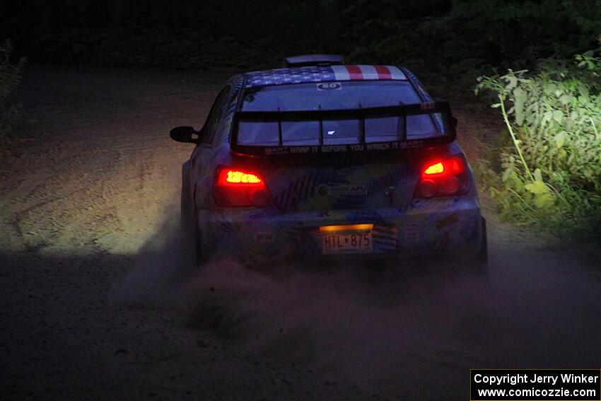 Matt James / Jackie James Subaru Impreza on SS7, Kabekona II.