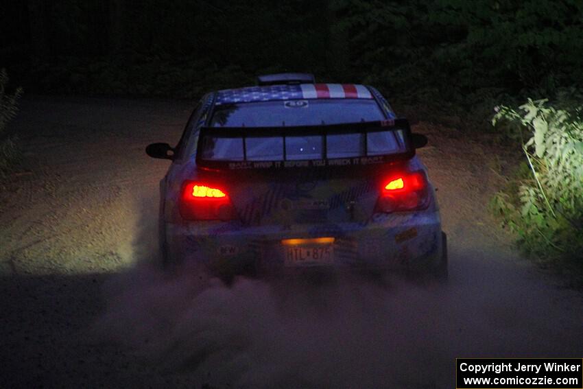 Matt James / Jackie James Subaru Impreza on SS7, Kabekona II.