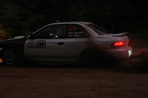 Jack Nelson / Isaac Zink Subaru Impreza on SS7, Kabekona II.