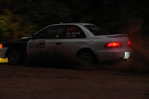 Jack Nelson / Isaac Zink Subaru Impreza on SS7, Kabekona II.