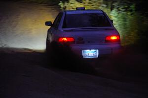 Jack Nelson / Isaac Zink Subaru Impreza on SS7, Kabekona II.