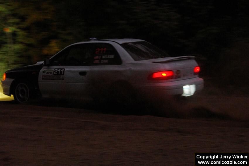 Jack Nelson / Isaac Zink Subaru Impreza on SS7, Kabekona II.