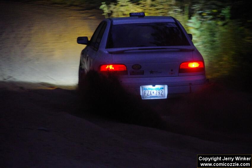 Jack Nelson / Isaac Zink Subaru Impreza on SS7, Kabekona II.