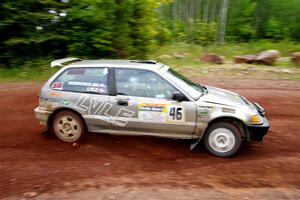 Nick Lyle / Kevin Dobrowolski Honda Civic Si on SS2, Norway South I.