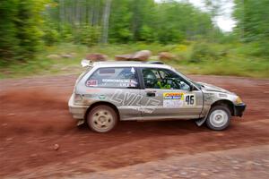 Nick Lyle / Kevin Dobrowolski Honda Civic Si on SS2, Norway South I.