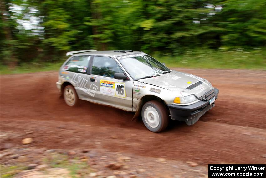 Nick Lyle / Kevin Dobrowolski Honda Civic Si on SS2, Norway South I.