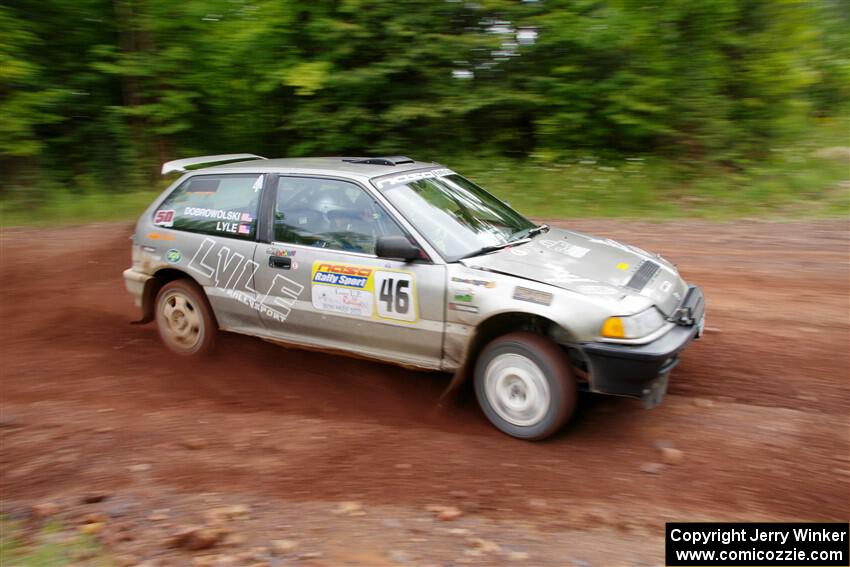 Nick Lyle / Kevin Dobrowolski Honda Civic Si on SS2, Norway South I.