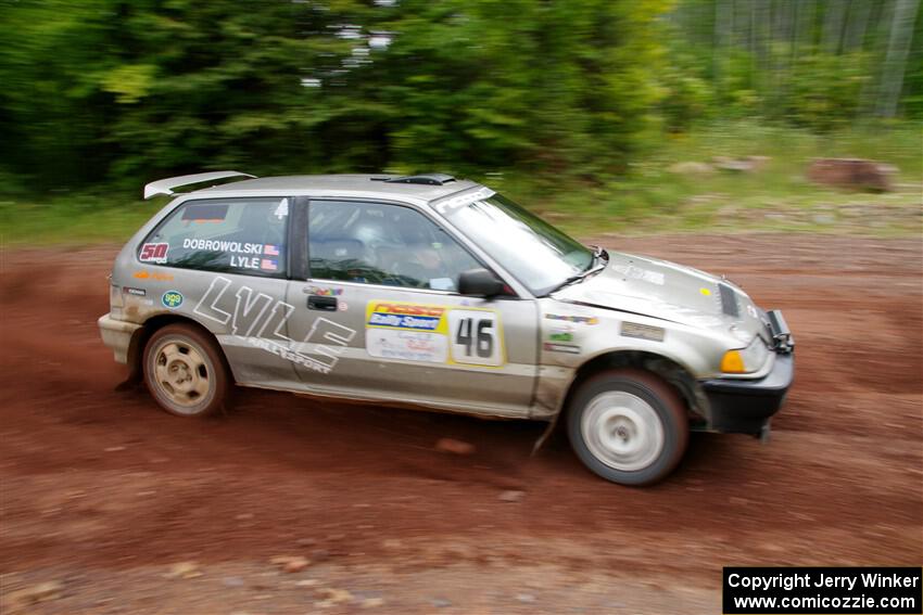 Nick Lyle / Kevin Dobrowolski Honda Civic Si on SS2, Norway South I.